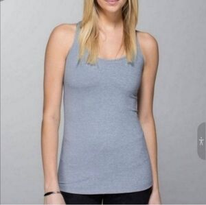 Lululemon Athletica Size 4 Gray Tank Top Workout Grey